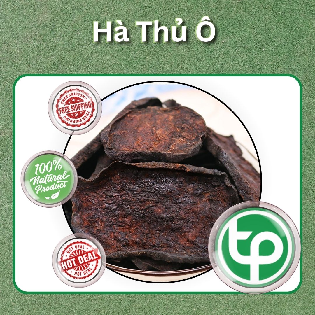 [HOT] Hà thủ ô đỏ (đã chế) 1kg - Thảo Dược Tấn Phát - Hàng sạch cao cấp đã qua sơ chế
