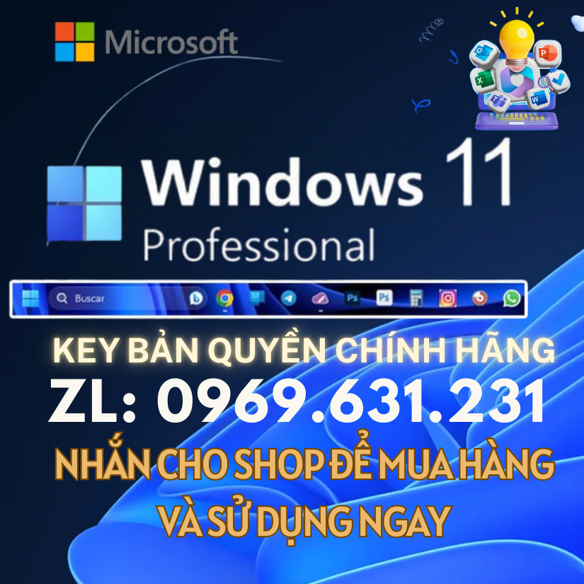 Key kích hoạt bản Window 10/11 Pro BẢN QUYỀN CHÍNH HÃNG Key vĩnh viễn Bảo hành trọn đời Mua 1 lần dùng mãi mãi Phần mềm bảo mật
