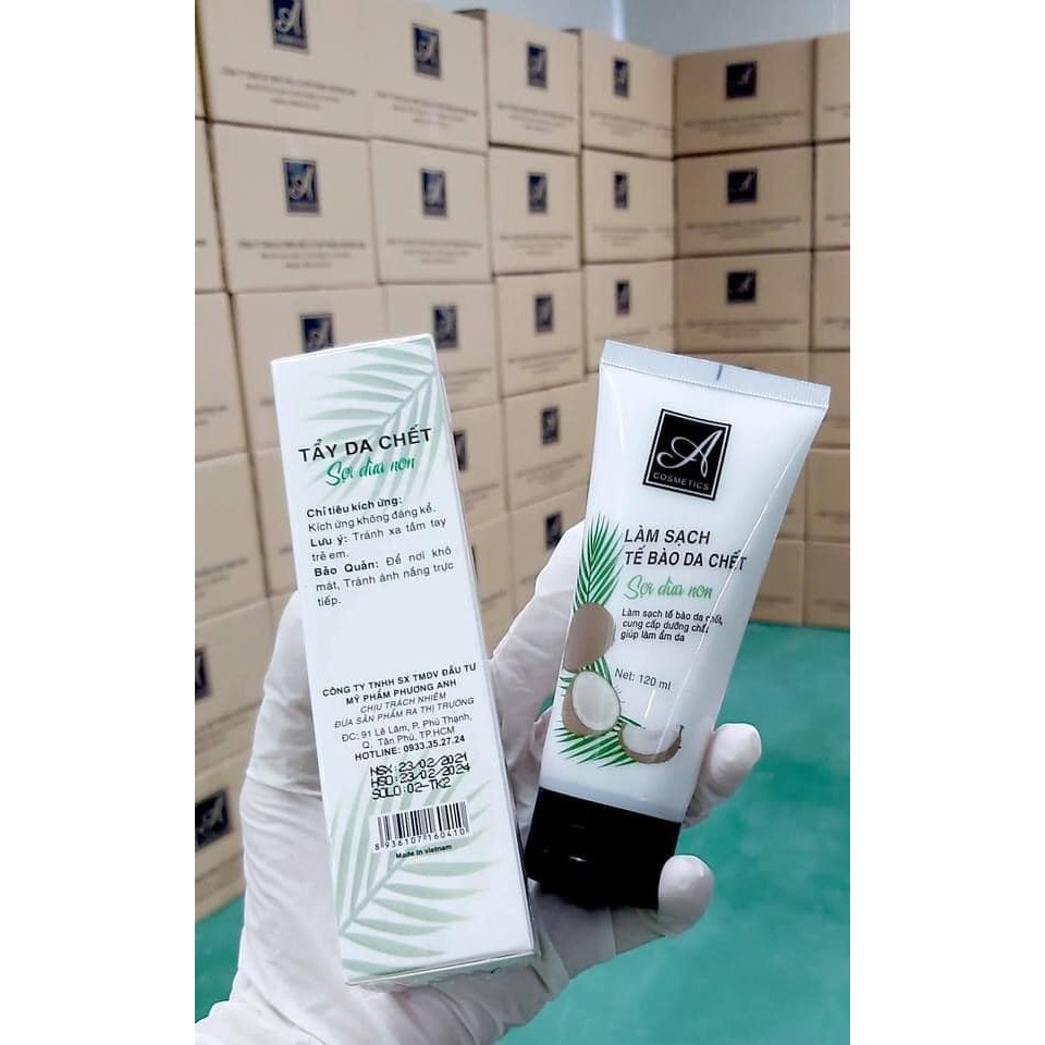 [HCM]Tẩy tế bào chết dừa non A 120ml