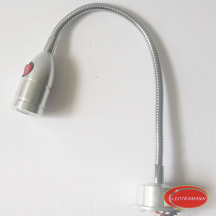 Đèn rọi led lò xo 1w có công tắt