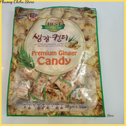 Kẹo quế, Kẹo Gừng Hàn Quốc 200g/bịch