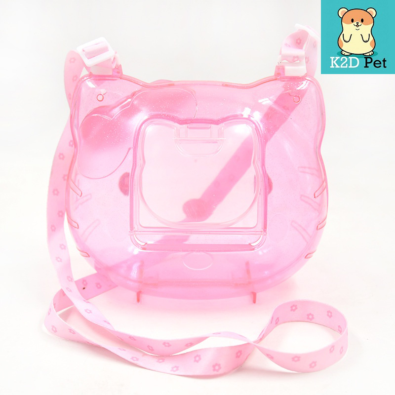 [Hoàn tiền 10%]Lồng xách tay kitty dành cho hamster, đuôi mập
