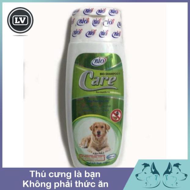 Sữa tắm cho chó mèo Bio care đặc trị ve rận, bọ chét 150ml Phụ kiện Long Vũ