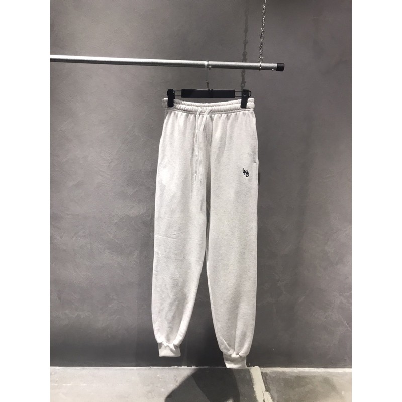 Quần Jogger basic đen xám trắng ống bo Lou Pants Lnd