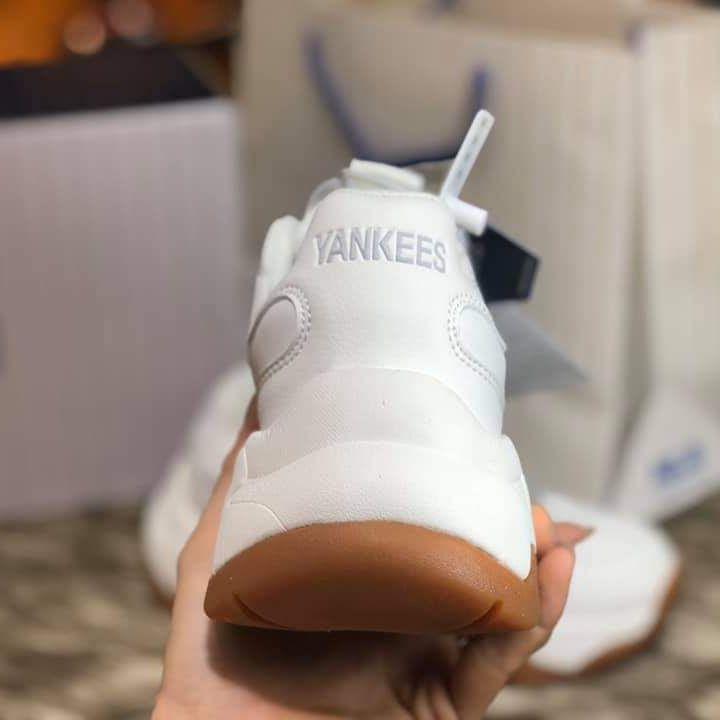 Giày Sneaker MLB chữ NY đế nâu ( Full box)