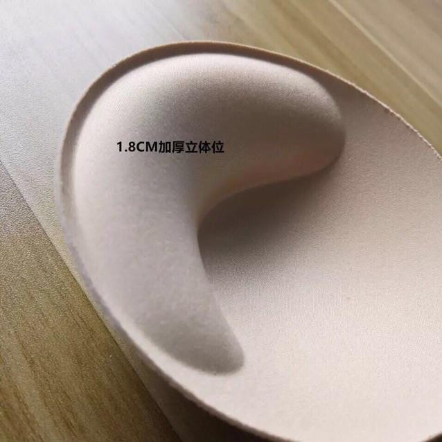 Đệm Mút Áo Bra Thay Thế Đa Kích Cỡ Cho Nữ Bọt Hải Sâm Thay Thế Đệm Áo Bra, Bikini, Áo Tập 1 Đôi Đen, Da, Trắng