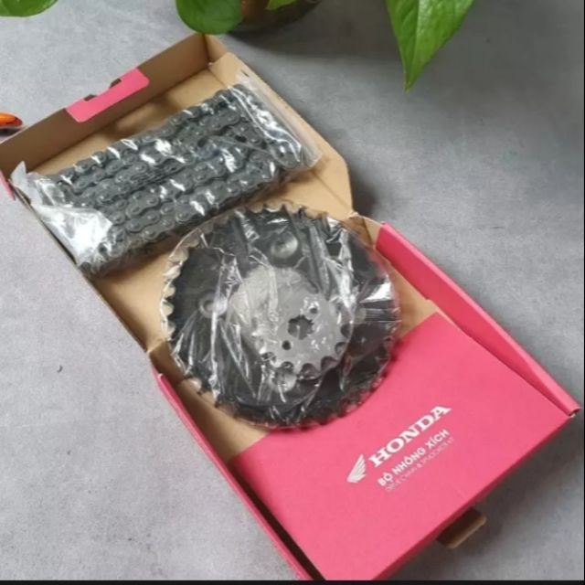 Bộ nhông sên dĩa xe future mập, led, wave 125 zin chính hãng