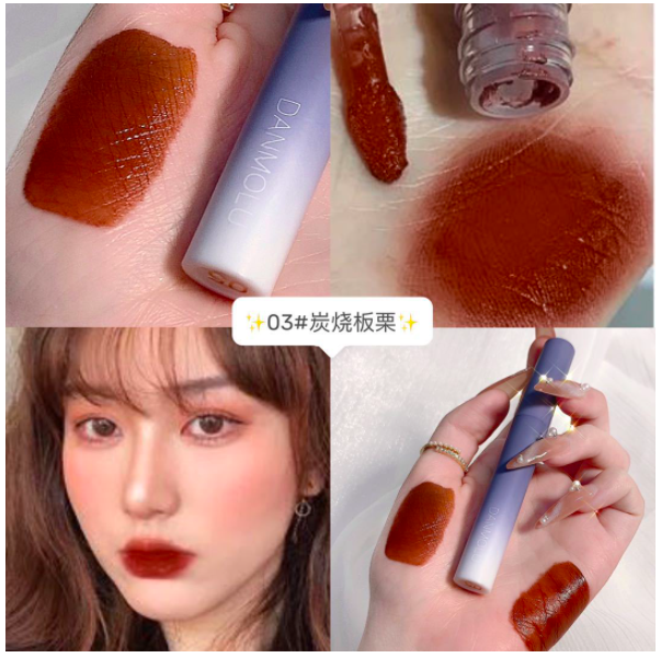 Sét 5 Cây Son Kem Lì DANMOLU Nội Địa Trung | Set 5 cây Son Danmolu nội địa trung - Set 5 cây Son màu đỏ - Hot trend 2021