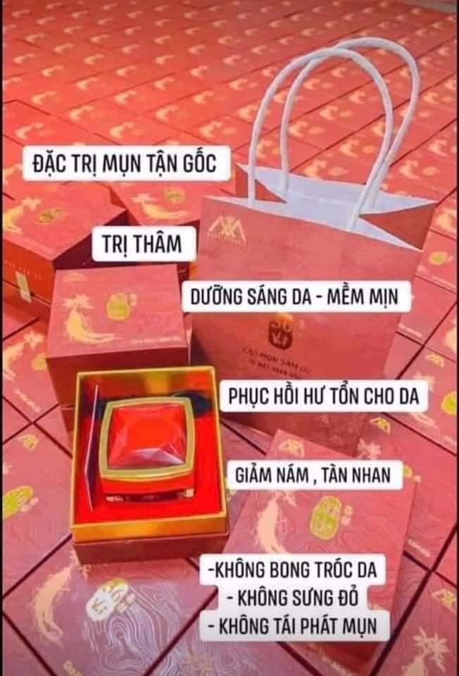 [100% Chính Hãng] cao mụn sâm đỏ 36 vị hủ 15gr full size
