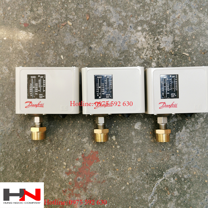 Công tắc áp xuất danfoss KP1, KP5, KP35, kp36