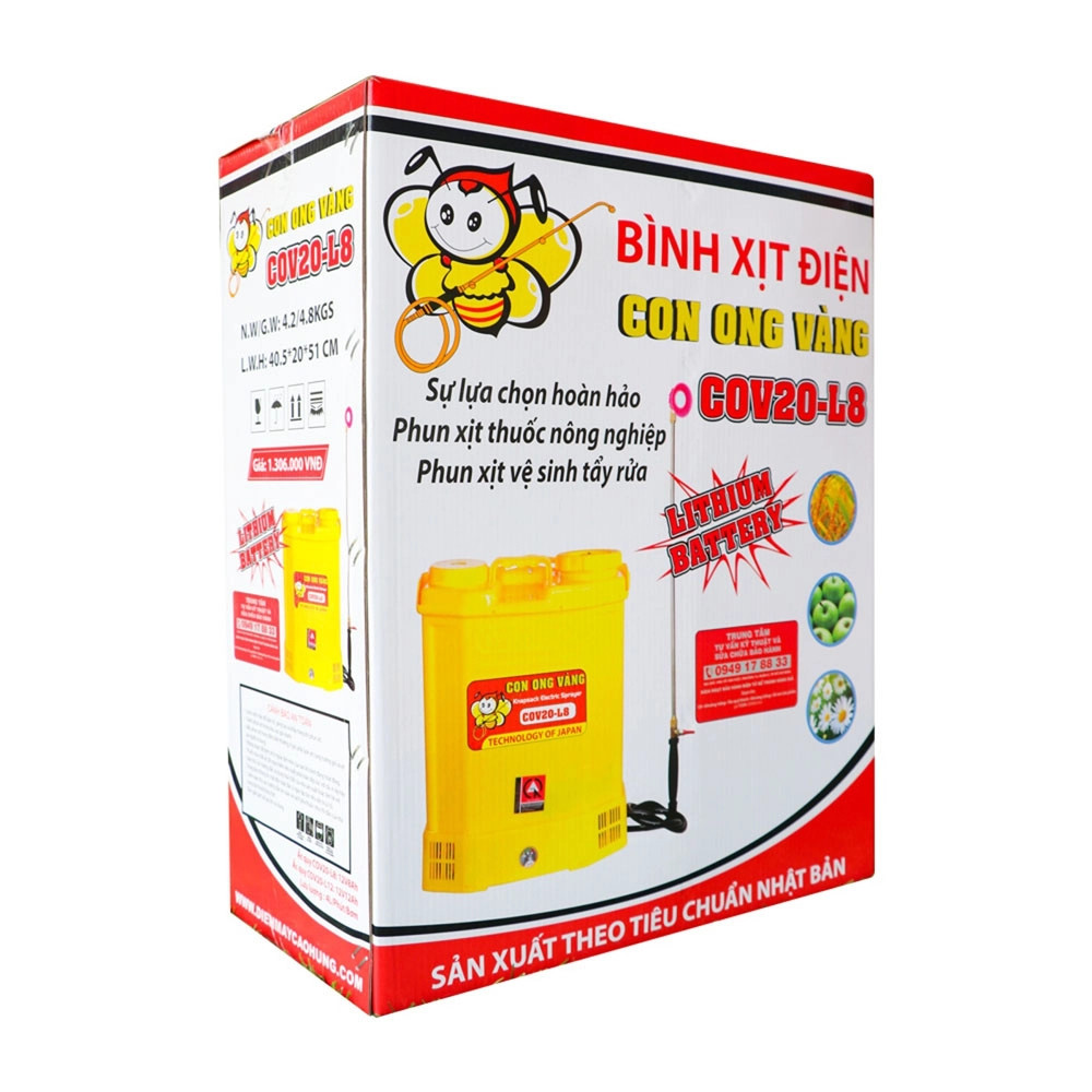 Bình Phun Xịt Điện Con Ong Vàng 20L COV20-L8
