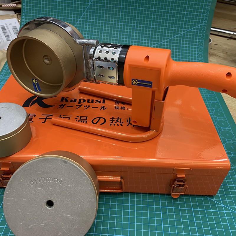 Máy hàn ống nước nóng lạnh 75-110 mm nhật kapusi - máy hàn nhiệt ống nước ppr bảo hành 6 tháng