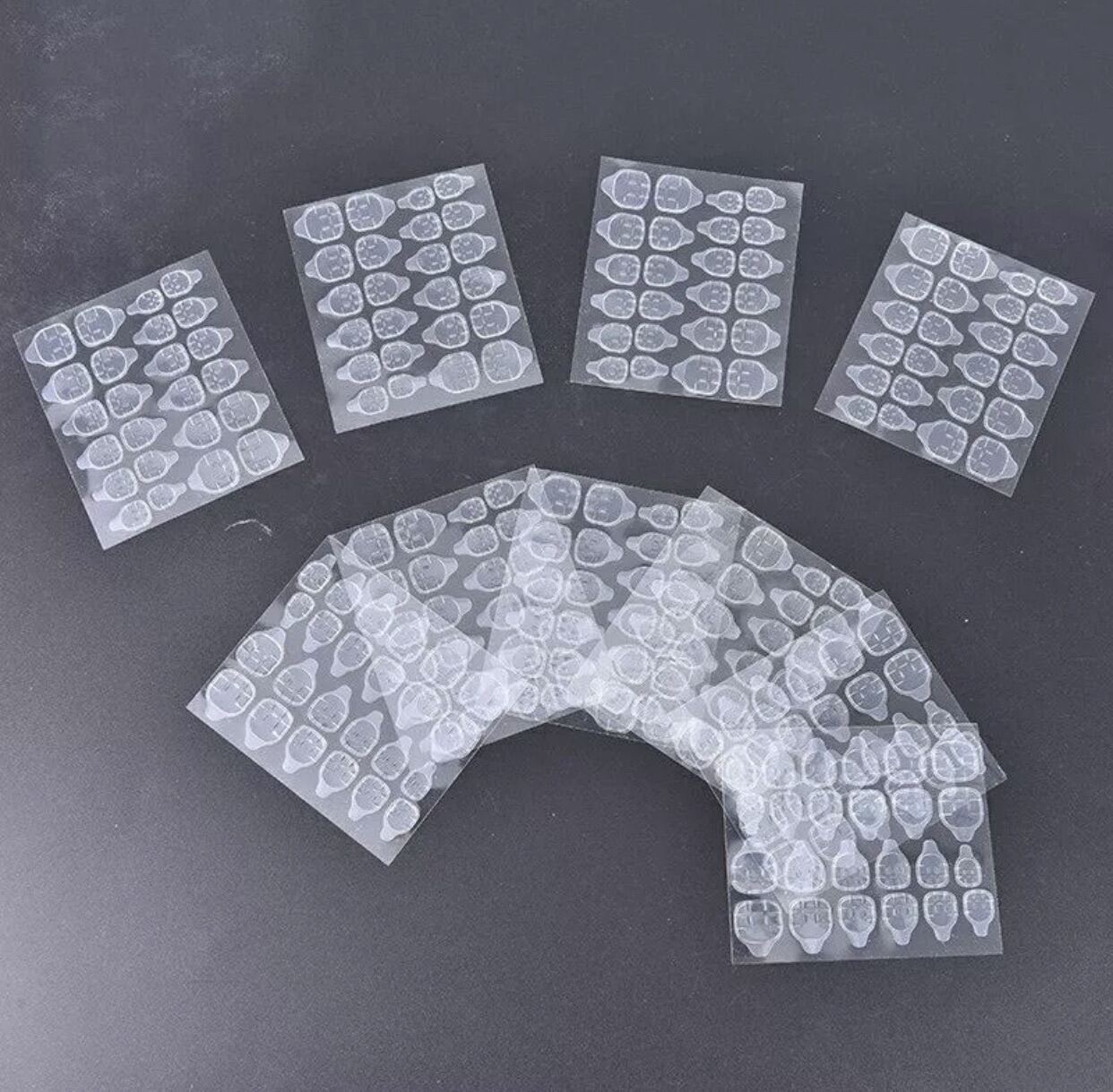 Miếng dán silicon 2 mặt dán móng giả