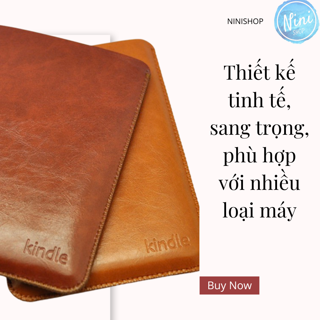 [HCM]Túi da cho máy đọc sách kindle paperwhite và oasis
