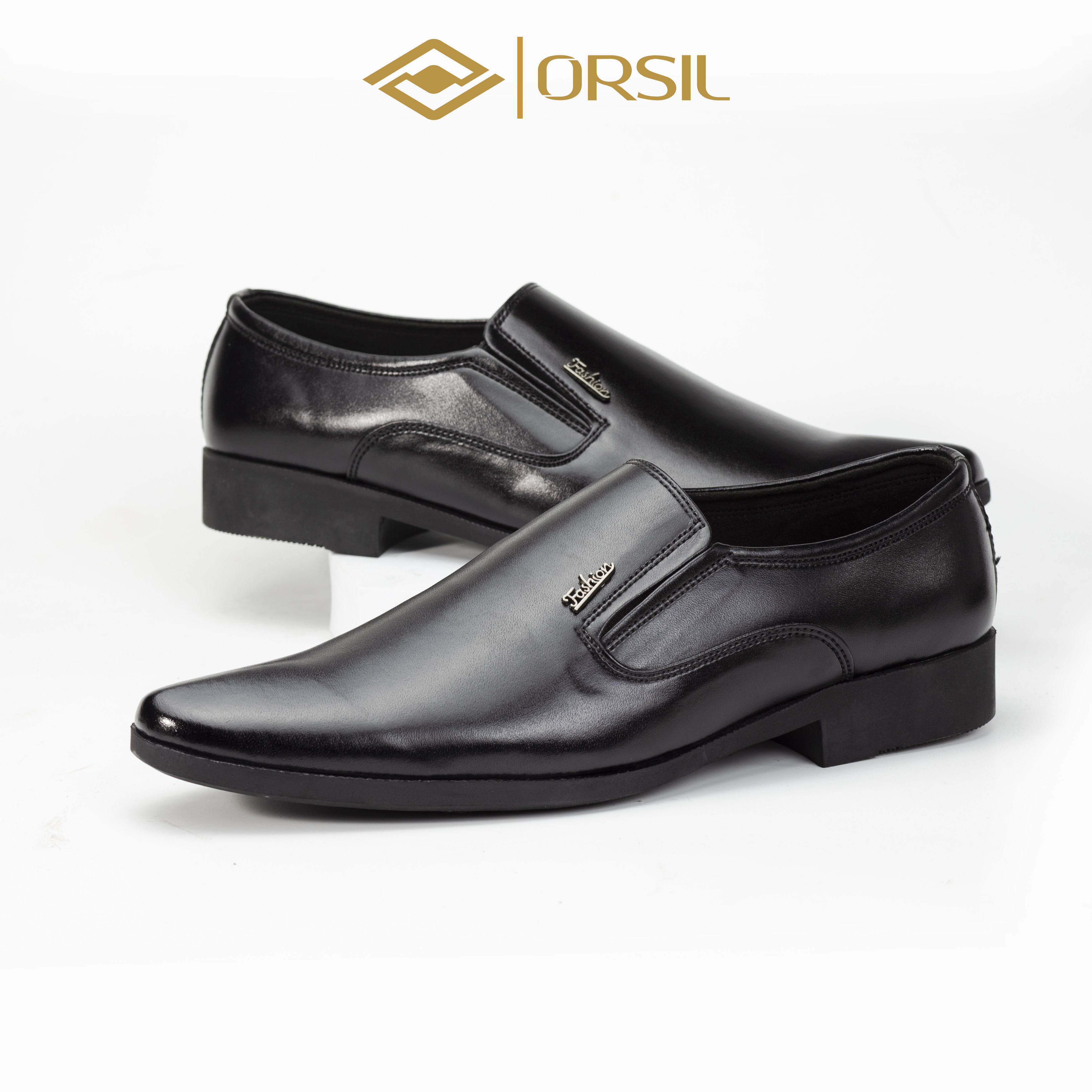 Giày da nam công sở cao cấp ORSIL mã CS-H hai màu đen và nâu