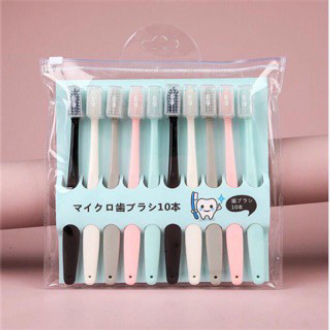 10 bàn chải xuất nhật. bàn chải đánh răng, có nắp đậy. đtvm