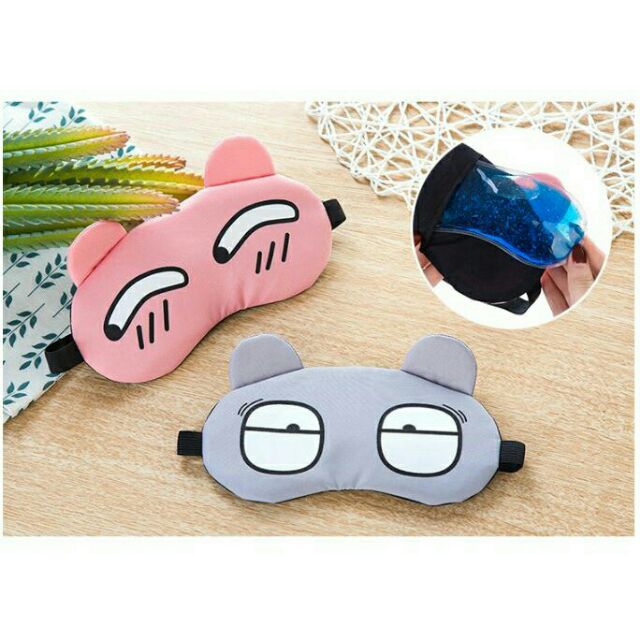 Bịt mắt ngủ hoạt hình dễ thương (Mẫu ngẫu nhiên)