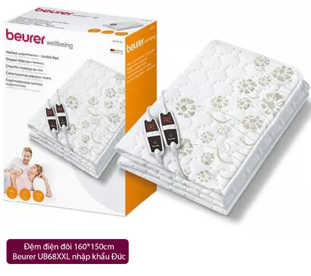 Beurer UB68XXL/TS26 heated underblanket , three temperature levels, machine washable