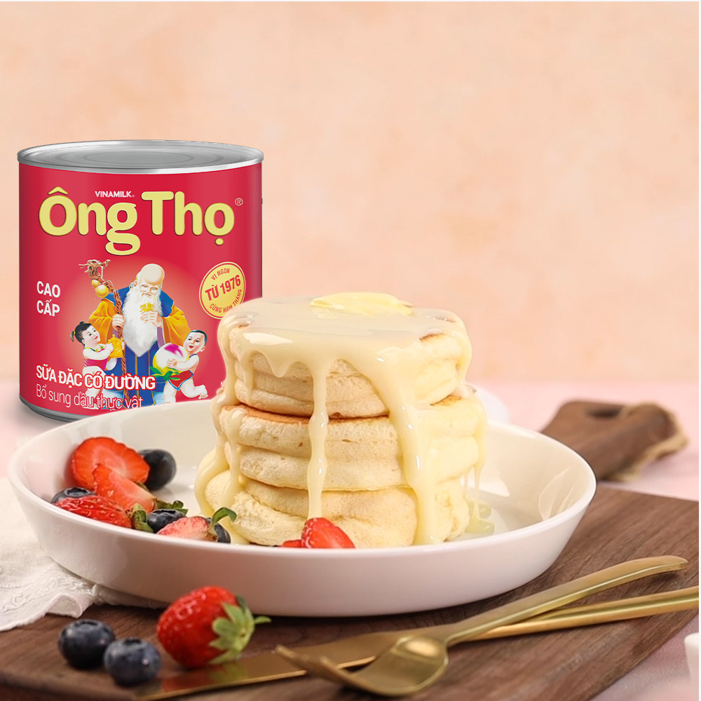 Combo 4 Tuýp Sữa Đặc Có Đường Ông Thọ Đỏ - Tuýp 165g