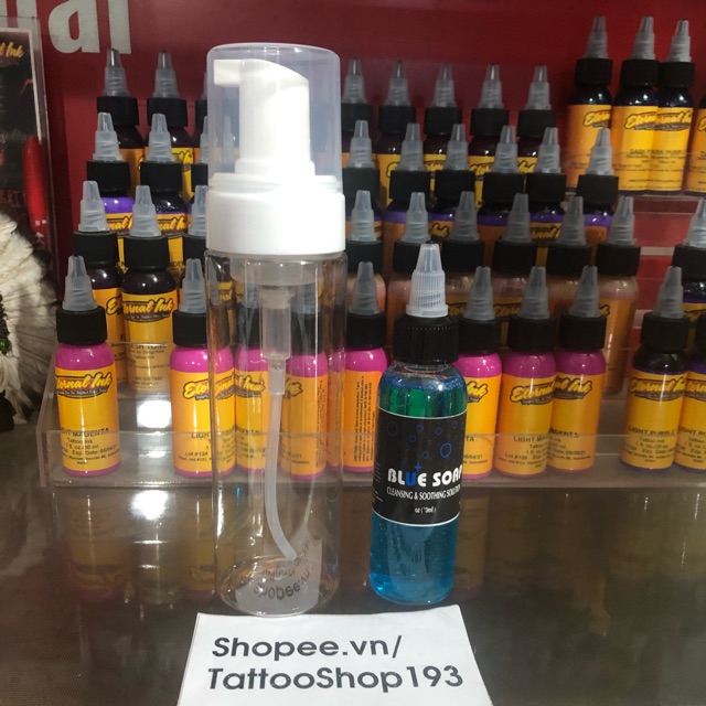 Cặp tạo bọt đậm đặc bluesoap 60ml