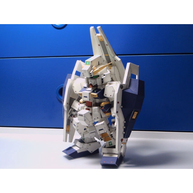 Mô hình giấy DIY SD Gundam RX-121-1 TR-1 Hazel