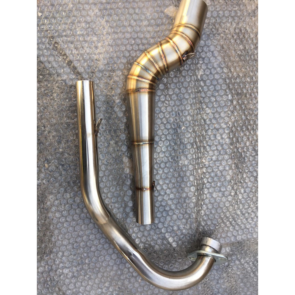 Cổ pô 2 khúc from stb gắn pô lon dành cho exciter 150