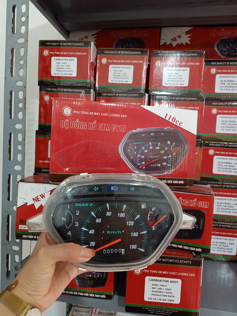 Đồng Hồ Công Tơ Mét (báo tốc độ) lắp xe Honda Wave
