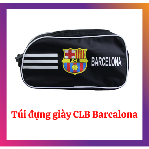 Túi đựng giày đá bóng 2 ngăn CBL Barcalona (túi đựng giày đá banh CLB Barca)