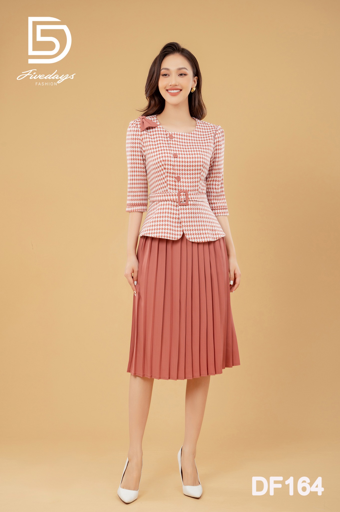 Set váy dập ly FIVEDAYS