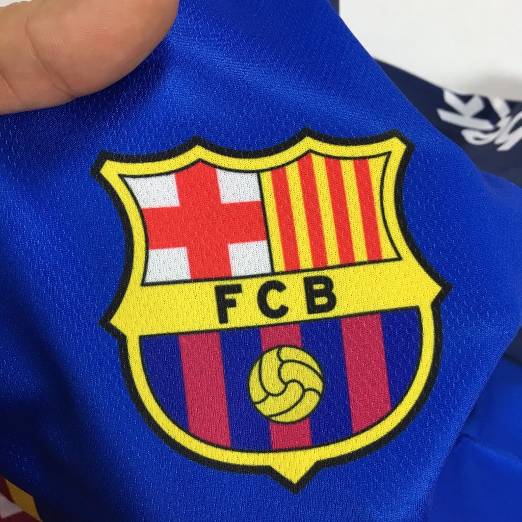 [HCM]Bộ quần áo CLB BARCA Đỏ Bích Navy CUSTORE giá rẻ