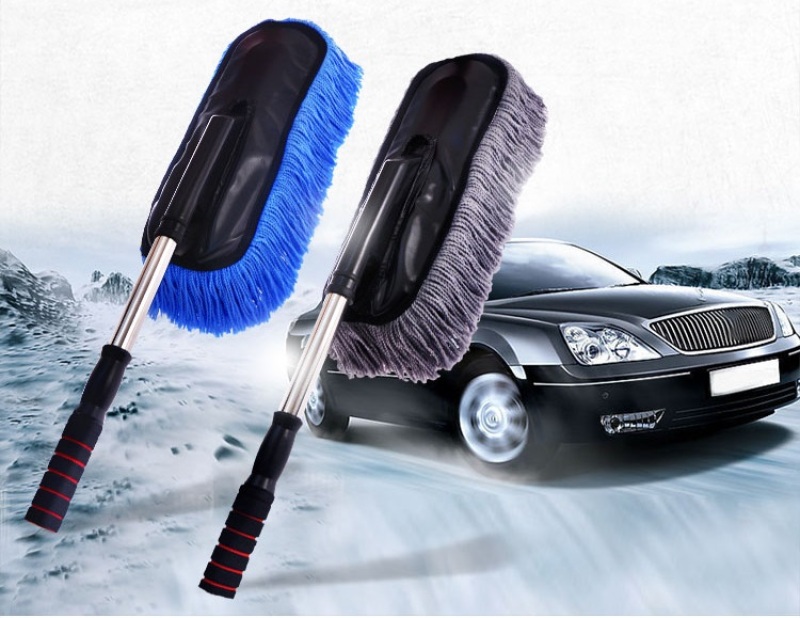 Chổi Lau Rửa Xe Đa Năng Cán Dài Chuyên Dụng