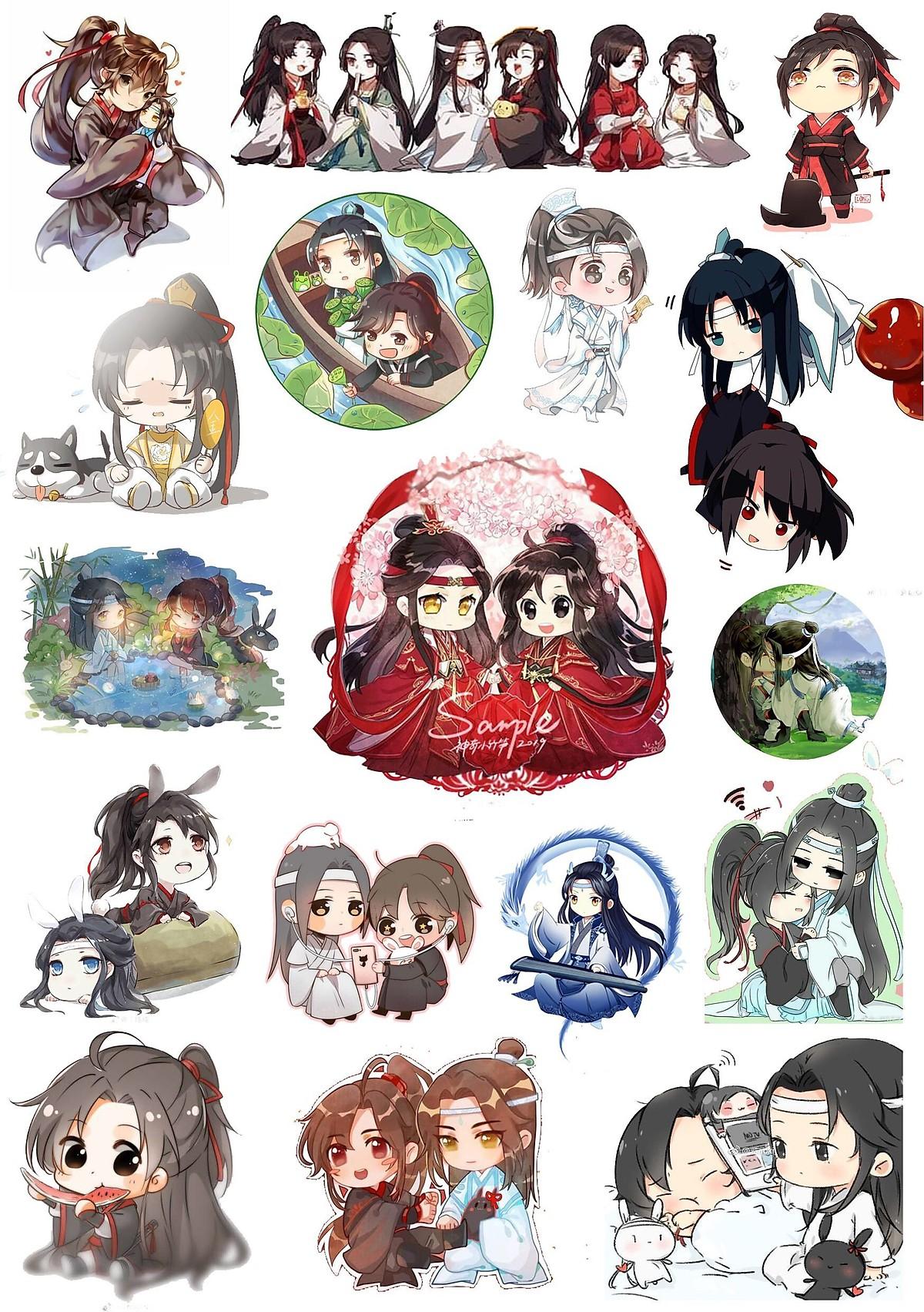Bộ sticker Ma Đạo Tổ Sư 100 ảnh
