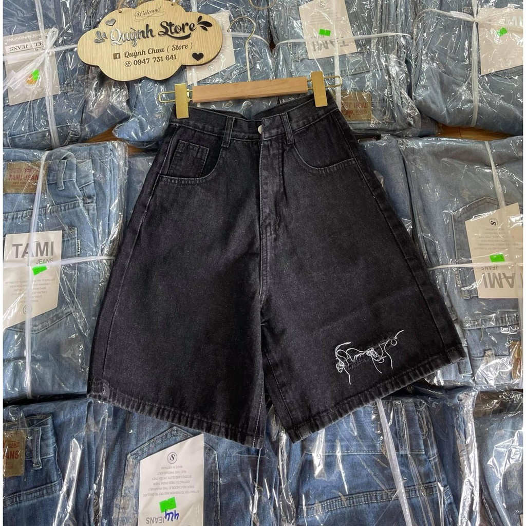 QUẦN JEANS NGỐ LAI CUỐN RÁCH 1 LINE
