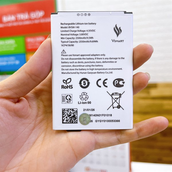 Pin Vsmart Bee Lite BVSM-140 bảo hành đổi mới