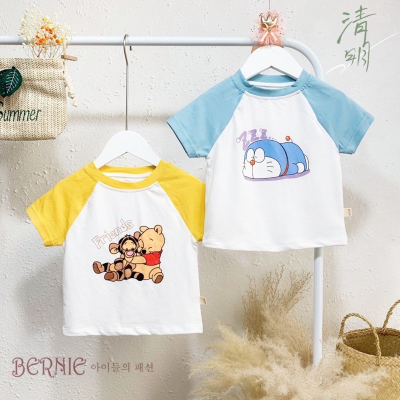 ÁO PHÔNG HOẠT HÌNH CHO BÉ TRAI - BÉ GÁI