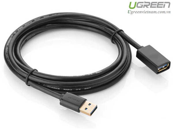 Cáp nối dài USB 3.0 dài 1,5m âm dương Ugreen 30126 cao cấp
