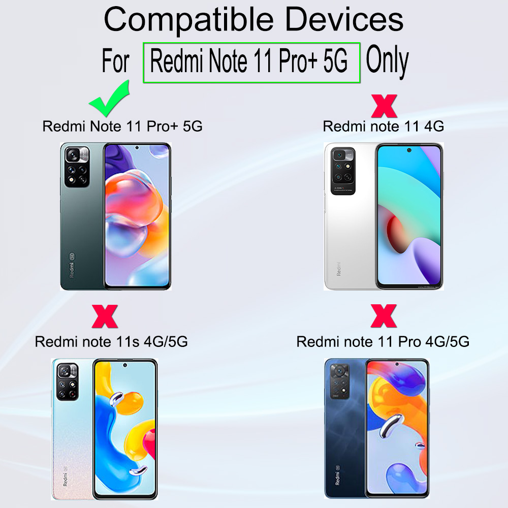 Ibywind cho Redmi Note 11 Pro + Bảo vệ màn hình 5G (gói 2), với bảo vệ ống kính kim loại 1pc, phim sợi carbon 1pc, bộ cài đặt dễ dàng