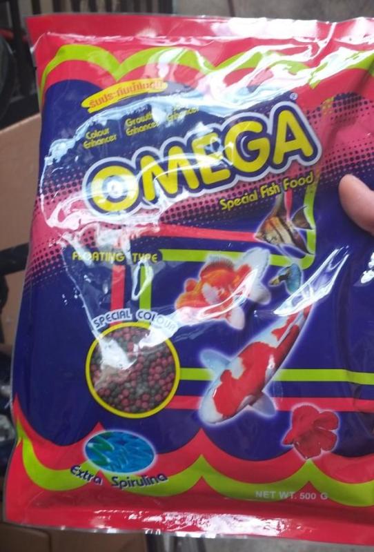 Thức Ăn Cá Omega xuất xứ Nhật Bản, sản xuất tại Thái Lan SIZE HẠT 1MM cho cá cảnh, GÓI 500G