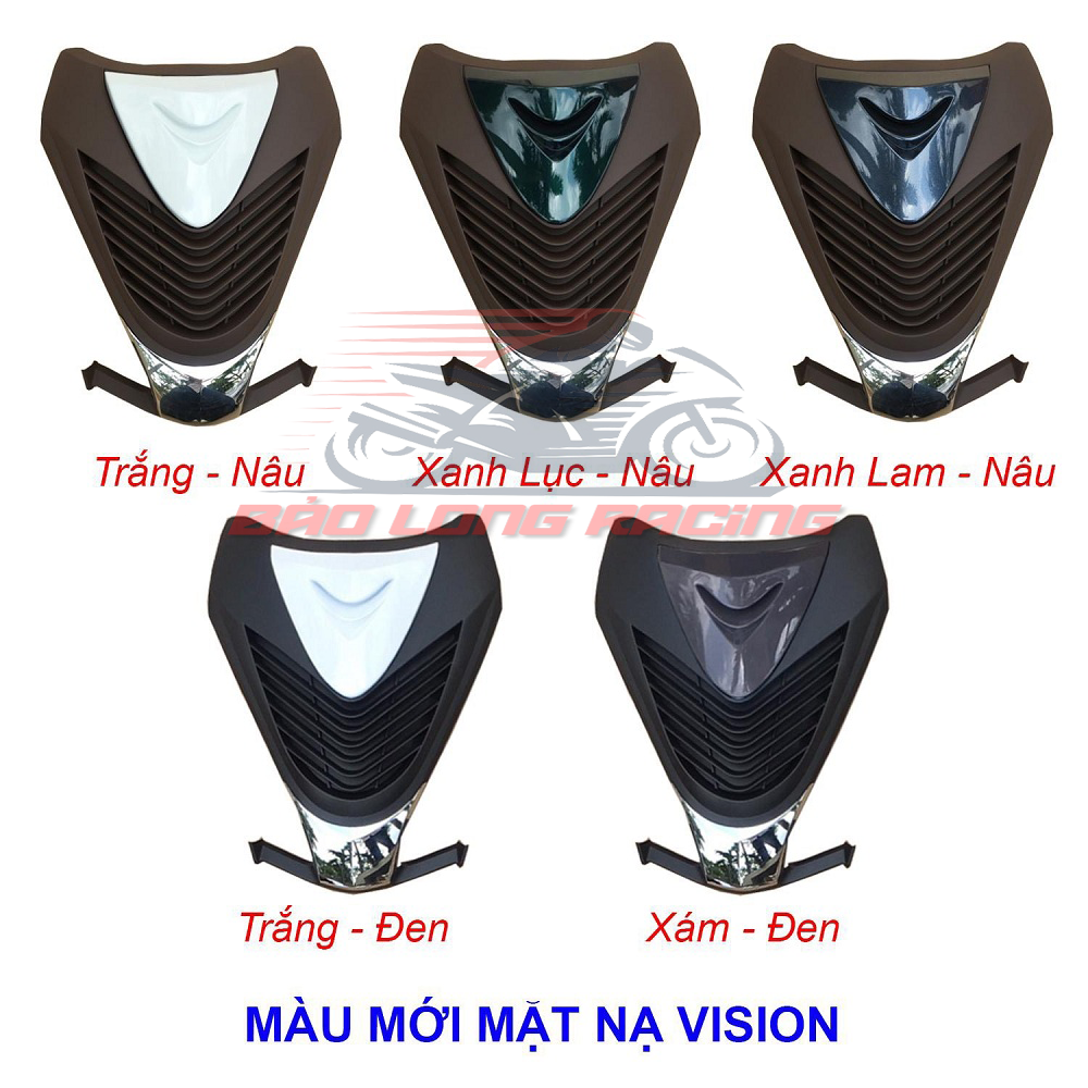 Mặt nạ VISION lưới Ý kiểu Sh nhiều màu gắn xe máy