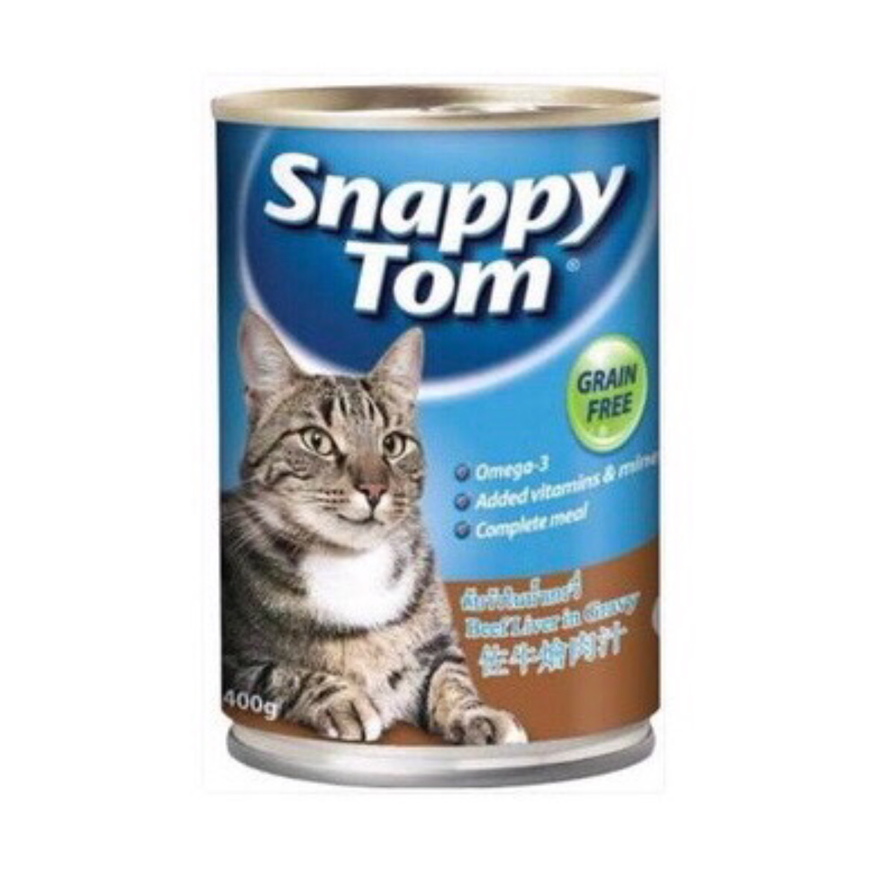 Thức ăn Pate SNAPPY TOM cao cấp dành cho mèo - Lon 400g