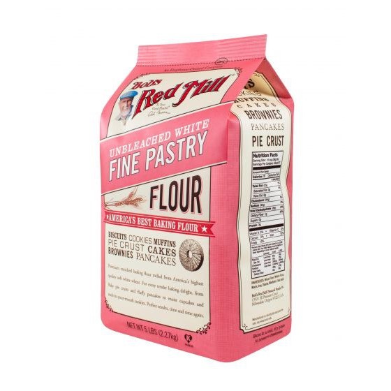 Bột mì mềm không tẩy (bột cake) 2.27kg - Unbleached Fine Pastry Flour