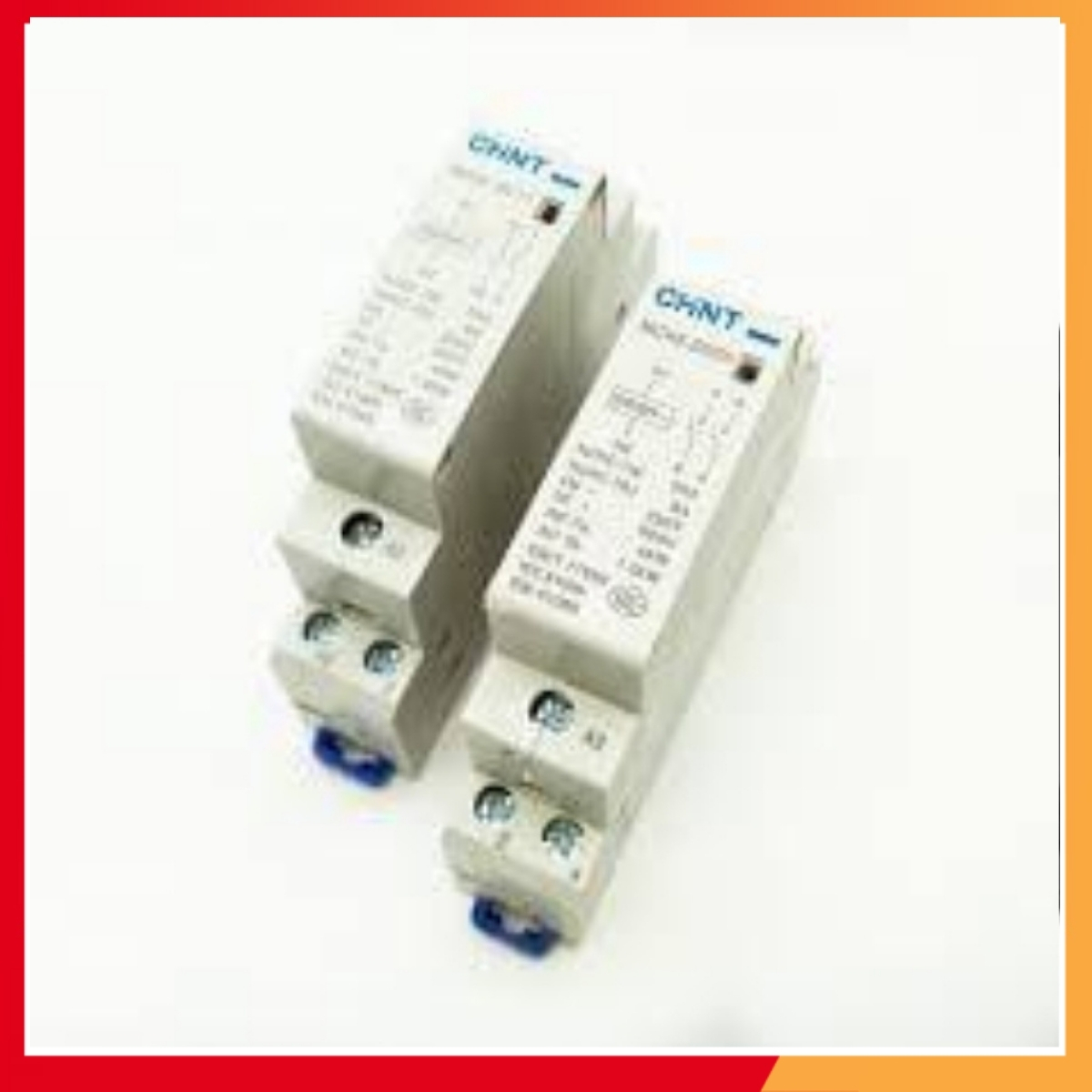 (2 bộ) Khởi động từ 1 pha CHINT 25A /220v Contactor(Xám)