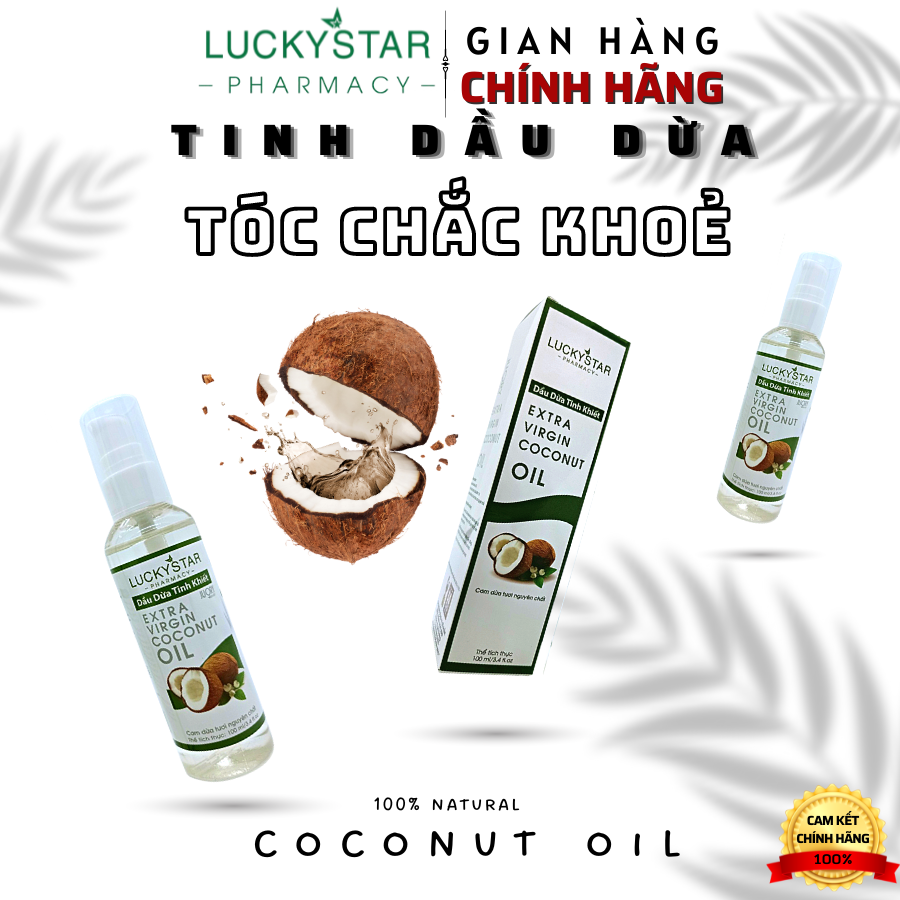 Tinh Dầu Dừa Lucky Star  100ml