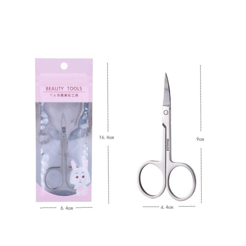 Kéo Cắt Tỉa Lông Mày, Mũi, Tóc stainless