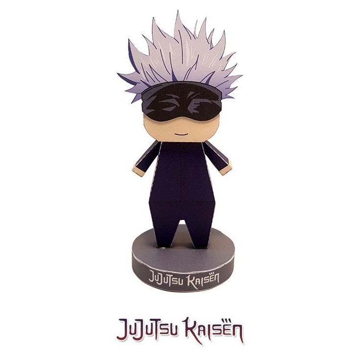 Mô hình giấy in hình nhân vật CHÚ THUẬT HỒI CHIẾN Jujutsu Kaisen papercraft anime chibi trưng bày