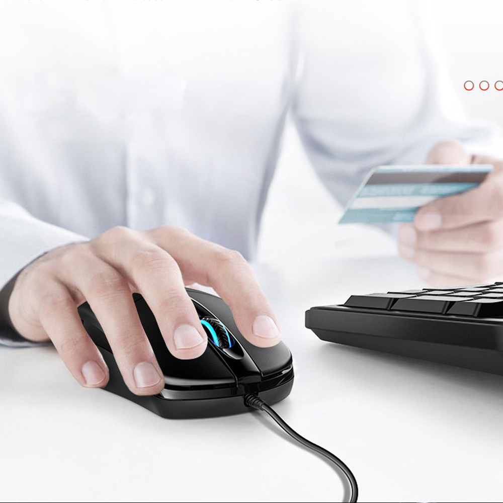 Chuột máy tính văn phòng có dây Poermax- G2