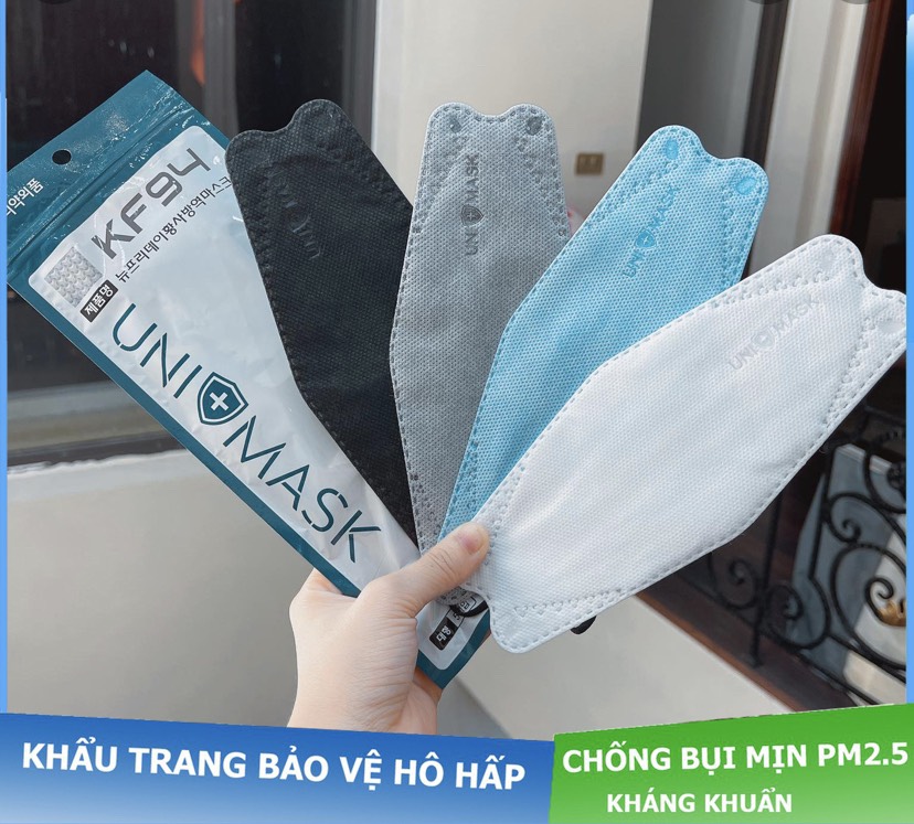 COMBO 2 SÉT 100 CHIẾC KHẨU TRANG KF94 HÀN QUỐC KHÁNG KHUẨN