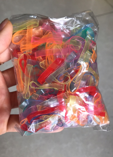 😍😍Thun cột tóc bịch 30 GRAM (MÀU NGẪU NHIÊN)