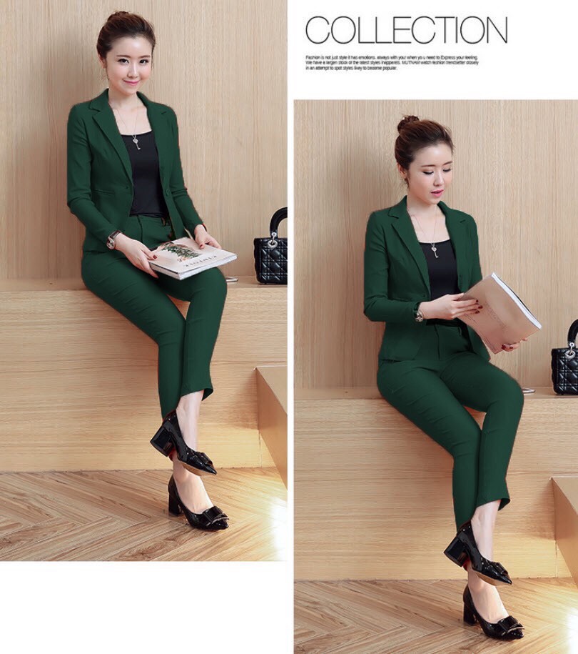 [HCM]Set bộ vets nữ 3 món công sở sang trọng. đẳng cấp
