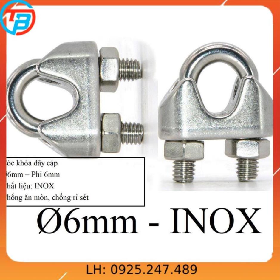 Cóc khóa cáp phi inox cáp thép thái bình vinàn